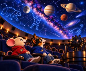Astromaus & Lou – Der Besuch im Planetarium