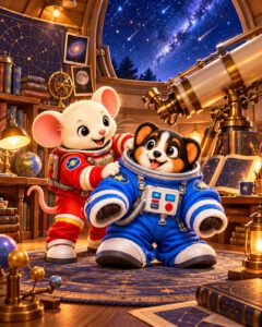 Astromaus & Lou – Lou und der viel zu große Raumanzug