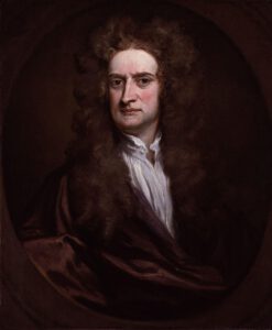 Porträt von Isaac Newton