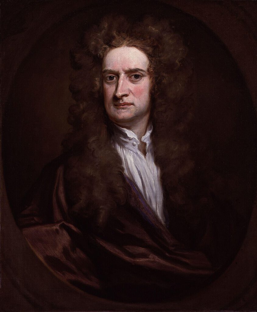 Porträt von Isaac Newton