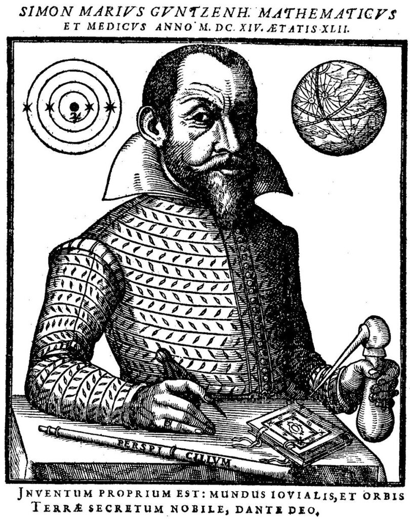 Porträt von Simon Marius